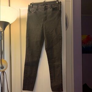 Forever 21 Dark Gray Skinny Jeans
